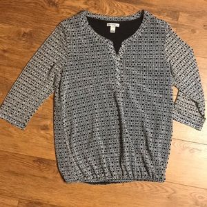 Black and White Dress Shirt